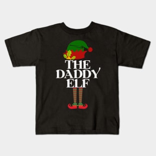The Daddy Elf - Cool Christmas Gift For Dad Kids T-Shirt